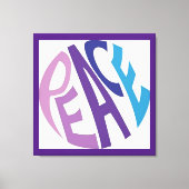 geweldig, vrede, kalmte, stil, sereen, tranquilite canvas afdruk (Voorkant)