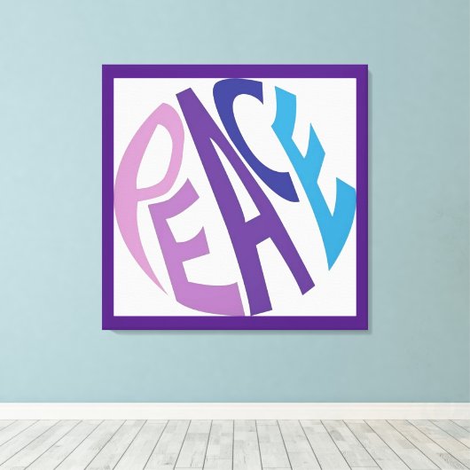 geweldig, vrede, kalmte, stil, sereen, tranquilite canvas afdruk (Insitu (Houten vloer))