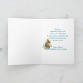 Geweldig vriendinnetje paasbroodje feestdagen kaart (Binnen)