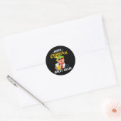 Geweldig weer grappig pro Trump 2024 Ronde Sticker (Envelop)