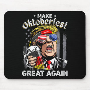 Geweldig weer grappig Trump Prost Bier Mok Mannen Muismat