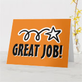 Geweldig wenskaart voor werknemers kaart (Gele Bloem)