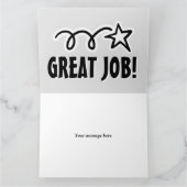 Geweldig wenskaart voor werknemers kaart (Binnen)