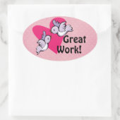 Geweldig werk belonen Stickers (Tas)
