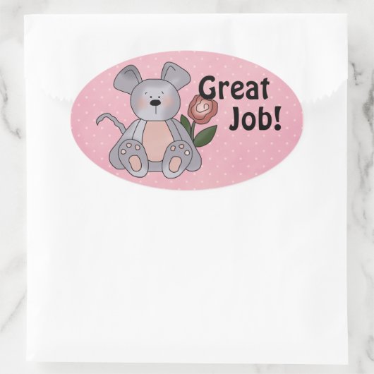 Geweldig werk belonen Stickers (Tas)