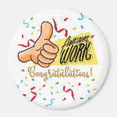 Geweldig werk gefeliciteerd magneet (Voorkant)