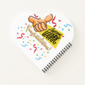 Geweldig werk gefeliciteerd notitieboek (Achterkant)