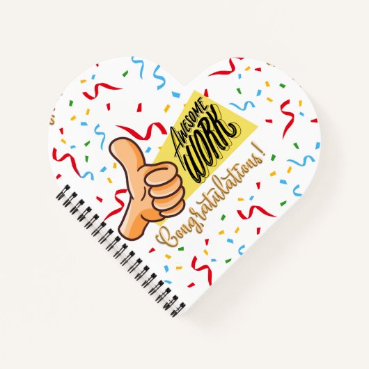 Geweldig werk gefeliciteerd notitieboek (Voorkant)