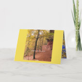 Geweldig Werk Gepersonaliseerd Herfstblad Bestemmi Bedankkaart (Achterkant)