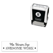 Geweldig Werk | Gepersonaliseerde Leraren Zelfinktende Stempel (In situ)