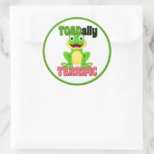 Geweldig werk leerling leraar ronde sticker (Tas)