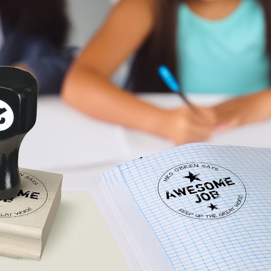 Geweldig Werk | Persoonlijke Docenten Rubberstempel