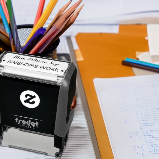 Geweldig Werk | Persoonlijke Docenten Zelfinktende Stempel