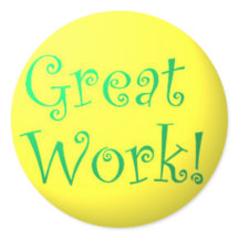Geweldig werk! stickers