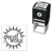 Geweldig Werk Sun Burst Zelfinktende Stempel (In situ)
