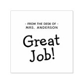 Geweldig werk van de bureau van  zelfinktende stempel (Design)