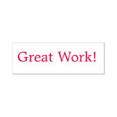 "Geweldig werk!" Zelfinkend stempel (Design)