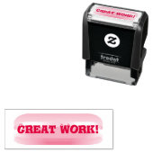 Geweldig Werk Zelfinkende Rubber Stempel (In situ)