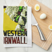 Geweldig Western voor Cornwall Theedoek (Quarter Fold)