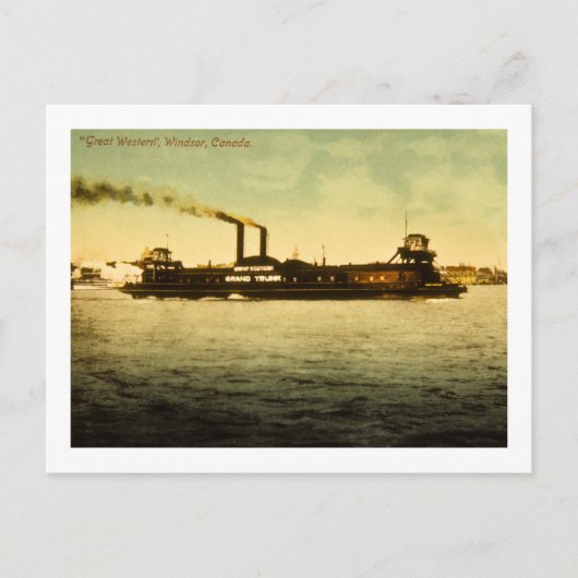 Geweldig Western, Windsor, Canada Briefkaart (Voorkant)