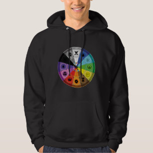 Geweldig wiel kosmologie hoodie