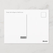 Geweldig wit Briefkaart in valkleuren (Achterkant)