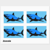 Geweldig wit rechthoekige sticker (Vel)