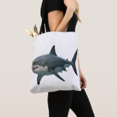 Geweldig wit tote bag (Dichtbij)