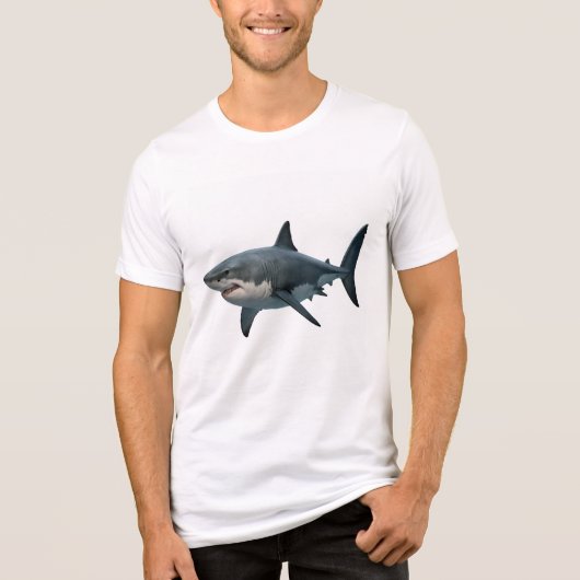Geweldig wit Tri-Blend shirt (Voorkant)