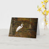 Geweldig wit Wenskaart in valkleuren Kaart (Gele Bloem)