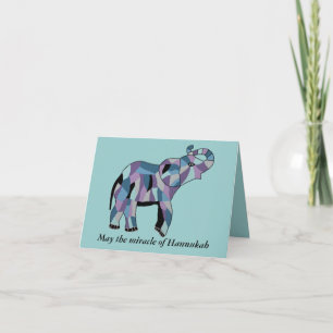 Geweldig wonder van Hannukah Cards Feestdagen Kaart