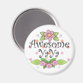 Geweldig YaYa T-shirt Magneet (Voorkant / Achterkant)