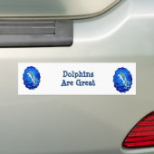 Geweldig Zee Dieren Dolfijnen Bumpersticker (Op auto)