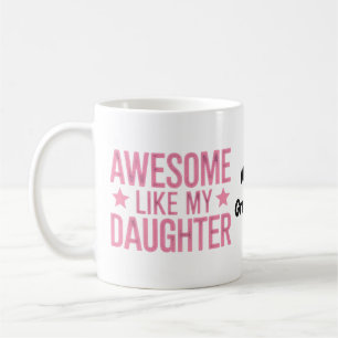 Geweldig Zoals Mijn Dochter Vaderdag Cadeau Koffiemok