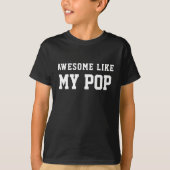 Geweldig zoals mijn opa leuke kids shirt cadeau (Voorkant)