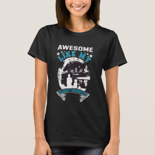 Geweldig zoals mijn oudste dochter Funny Fishing D T-shirt