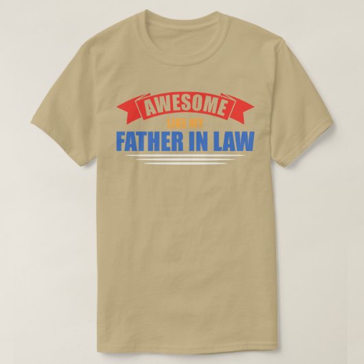 Geweldig zoals mijn schoonfamilie t-shirt (Design voorkant)