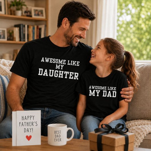 Geweldig zoals mijn vader Funny Kids Shirt Cadeau 