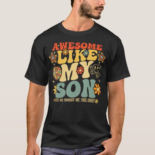Geweldig Zoals Mijn Zoon Ja Hij Heeft Deze Matchin T-shirt (Voorkant)
