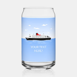 Geweldig zwembad feest blikvorm glas