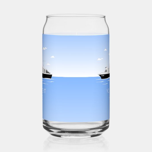 Geweldig zwembad feest blikvorm glas (Links)