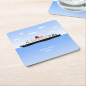 Geweldig zwembad feest kartonnen onderzetters (Schuin)