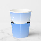 Geweldig zwembad feest papieren bekers (Rechts)