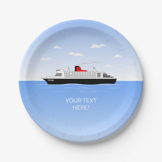 Geweldig zwembad feest papieren bordje (Voorkant)