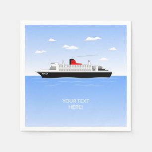 Geweldig zwembad feest servet