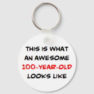 geweldige 100 jaar oude mok koffie sleutelhanger