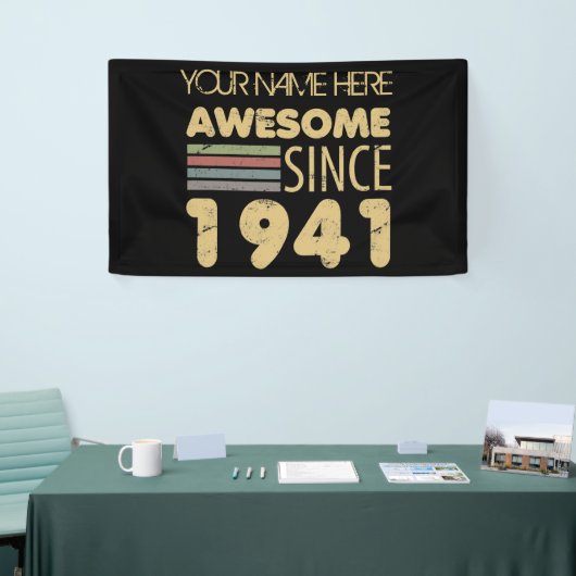 Geweldige 1941 80e verjaardag Spandoek (Beurs)