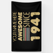  Geweldige 1941 80e verjaardag Spandoek (Verticaal)