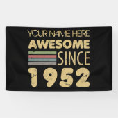  Geweldige 1952 70e verjaardag Spandoek (Horizontaal)