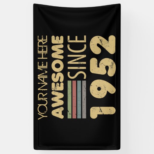  Geweldige 1952 70e verjaardag Spandoek (Verticaal)